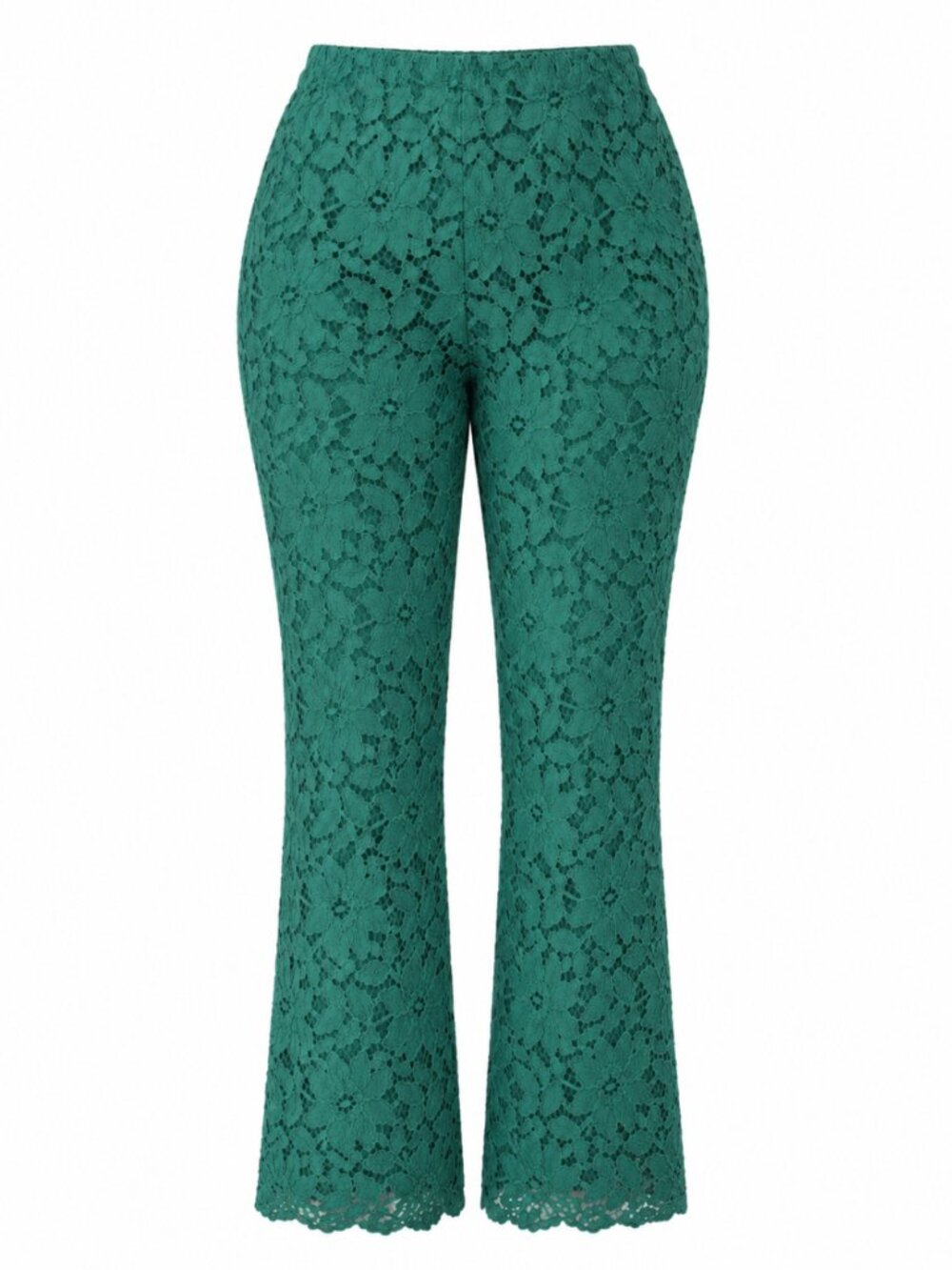 🦋 2/30 Free People Teal Lace Flare Pants Size S